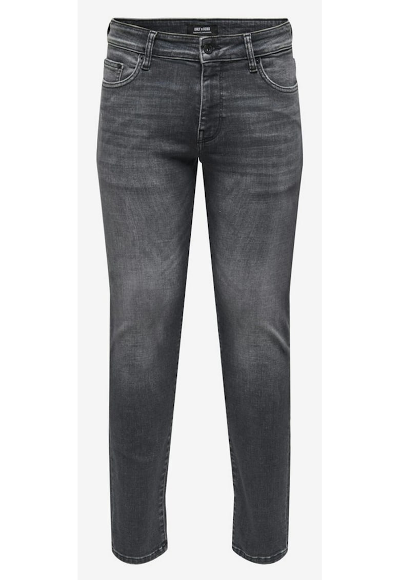 Blugi slim fit cu buzunare Loom