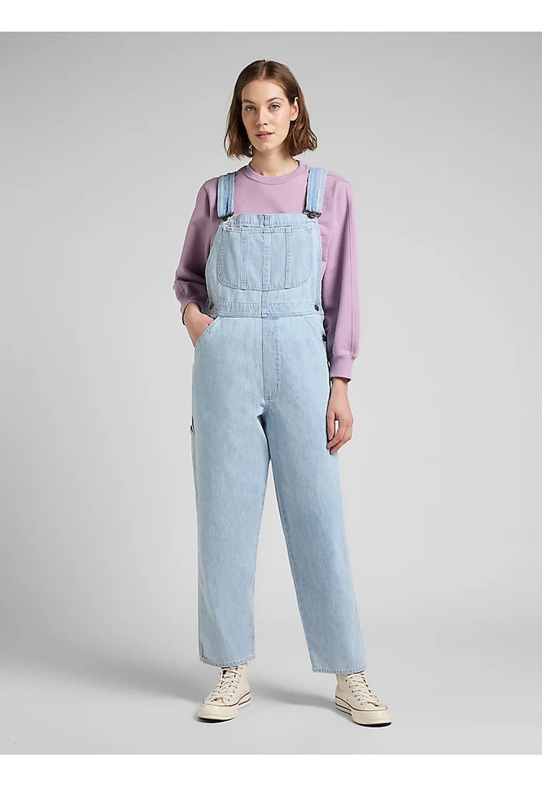 Salopeta din denim cu buzunare