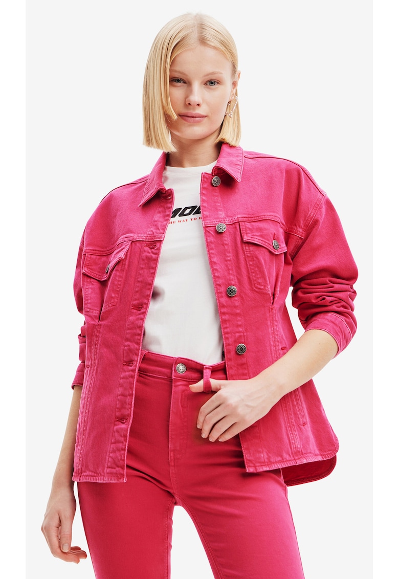 Jacheta din denim regular fit -
