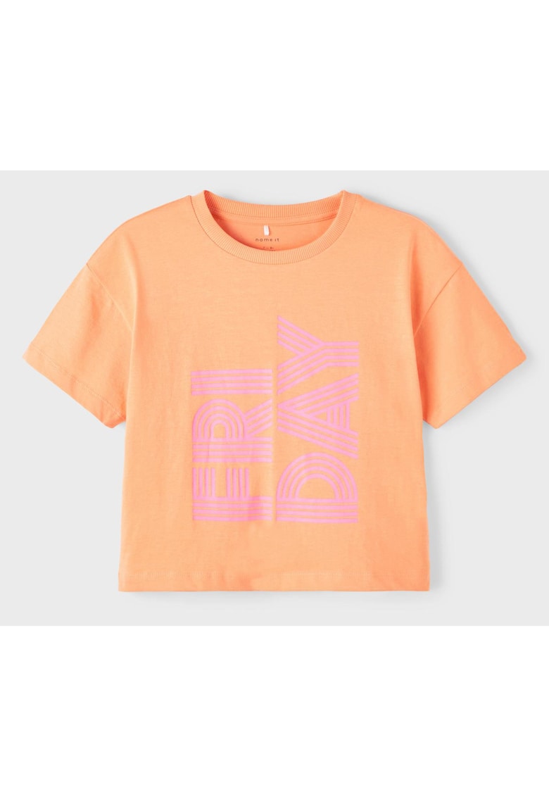Tricou din bumbac organic cu text