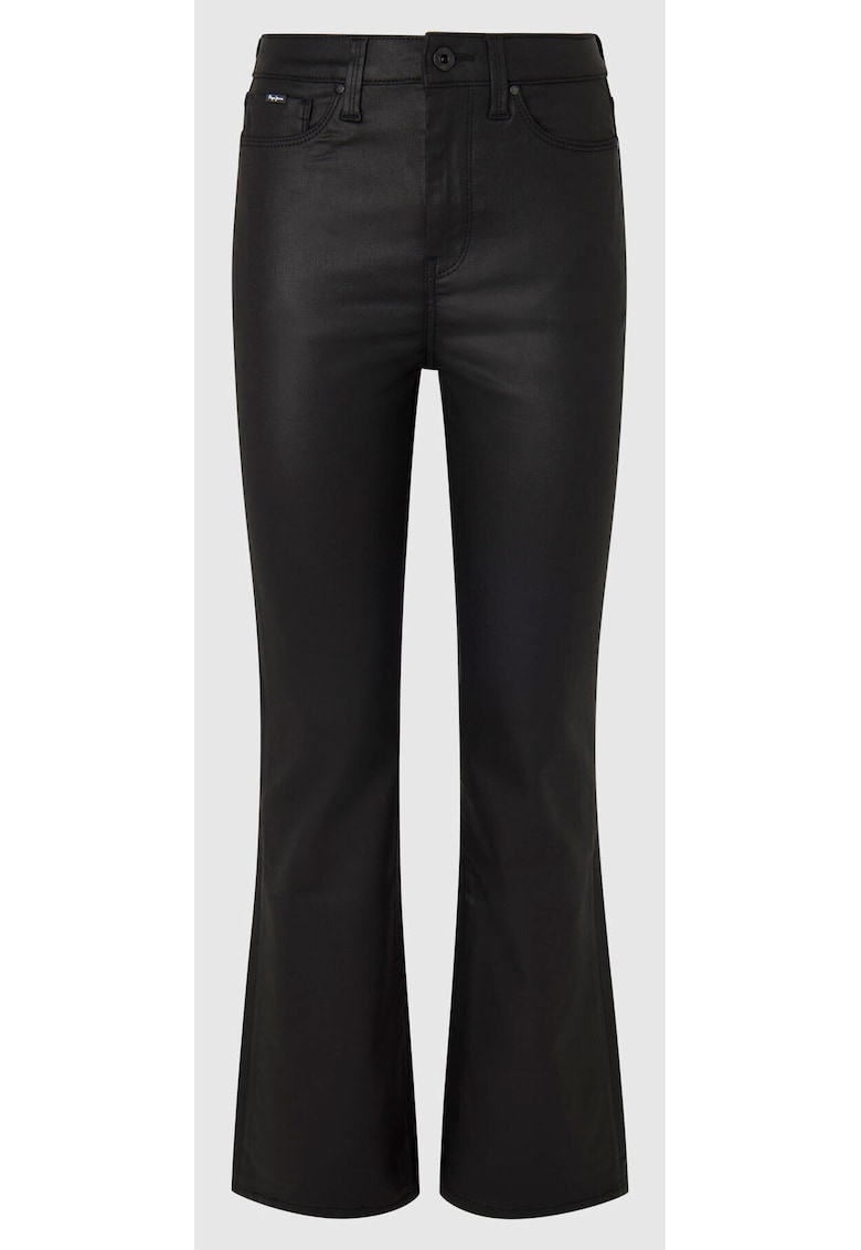 Pantaloni evazati din amestec de modal