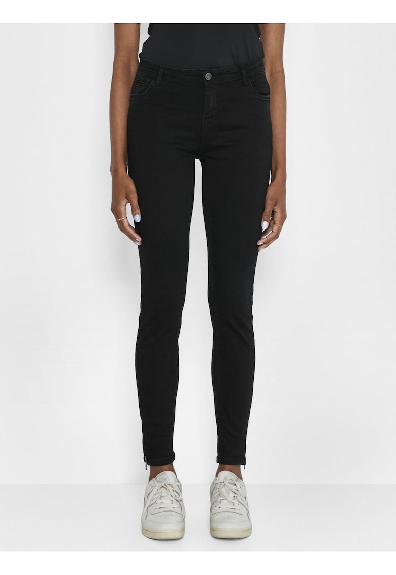 Blugi skinny cu talie medie Kimmy -