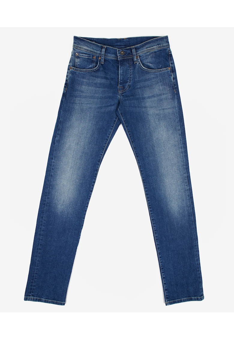 Blugi slim fit din bumbac