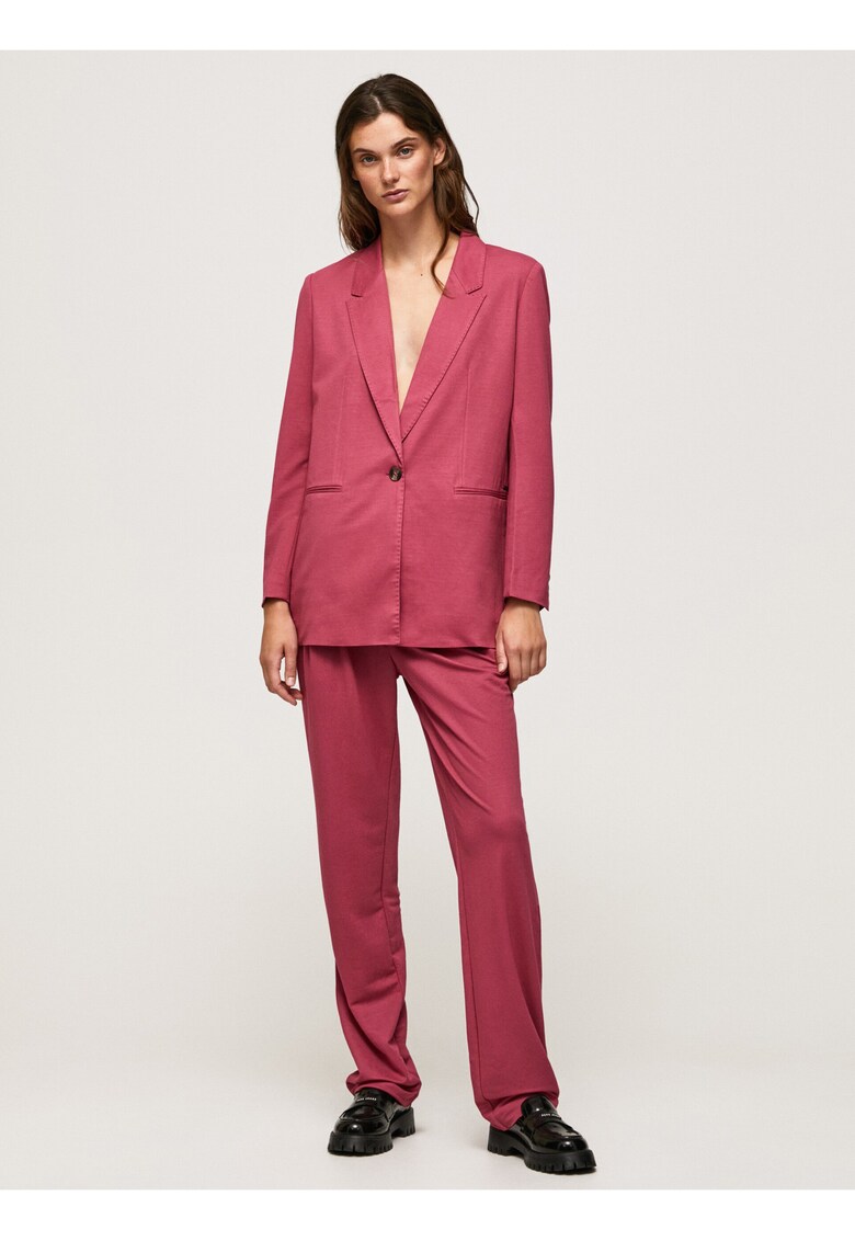 Pantaloni cu croiala dreapta Colette