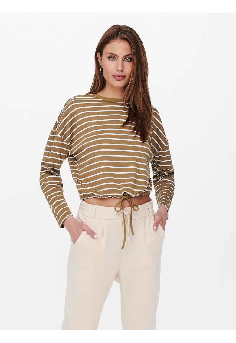 Bluza cu snur de ajustare la terminatie