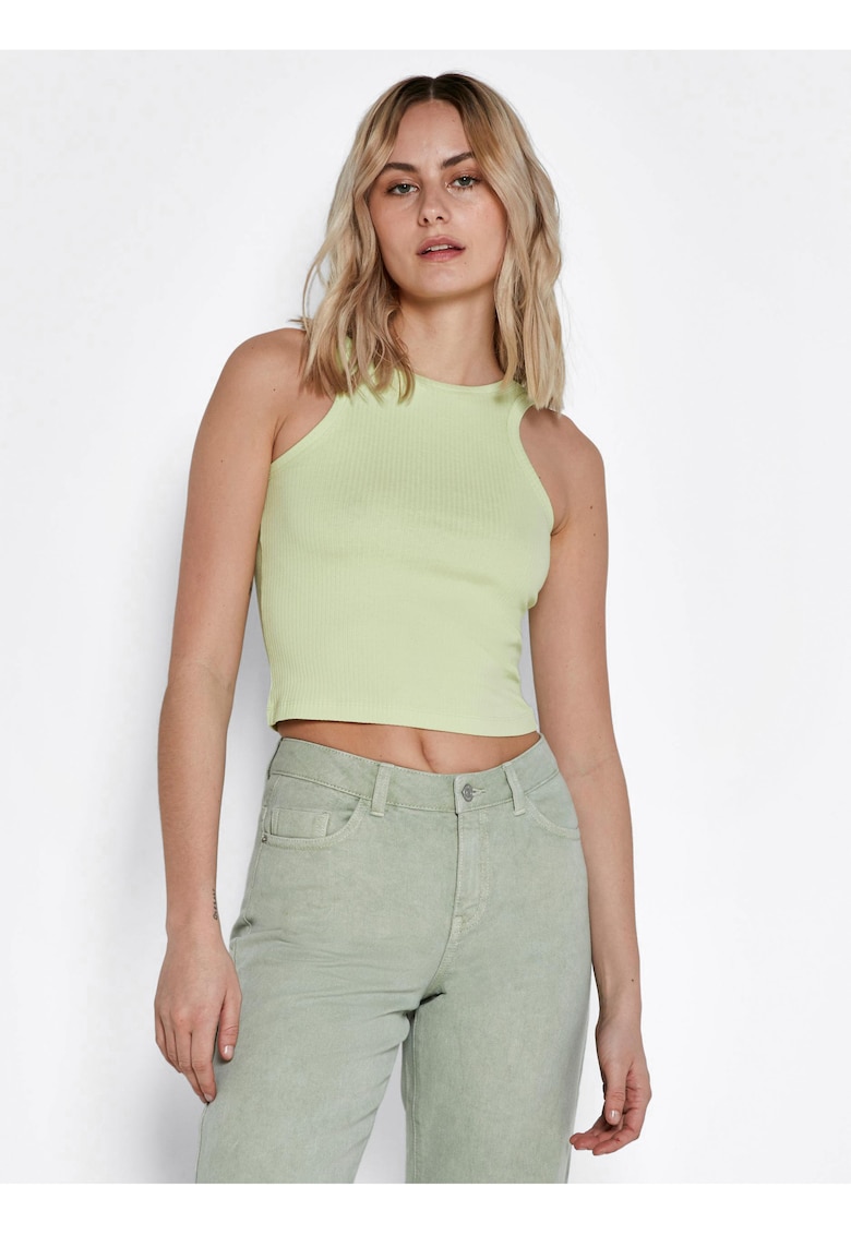 Crop Top din amestec de bumbac