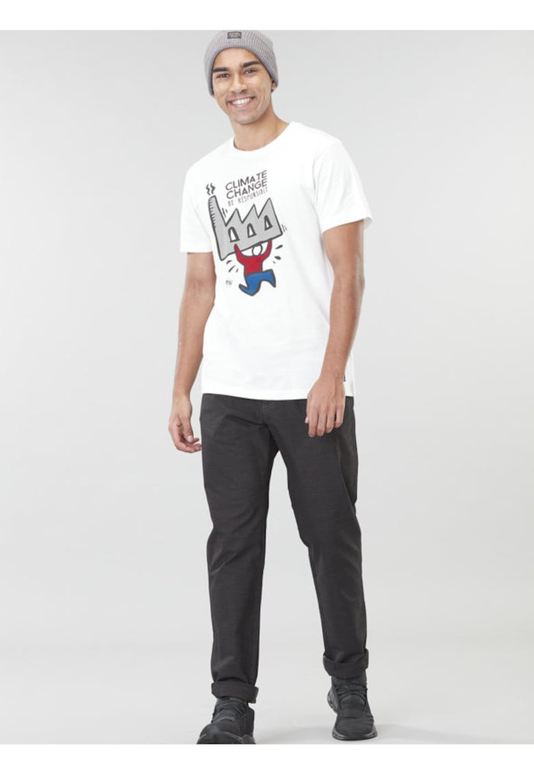 Tricou din bumbac organic cu imprimeu -