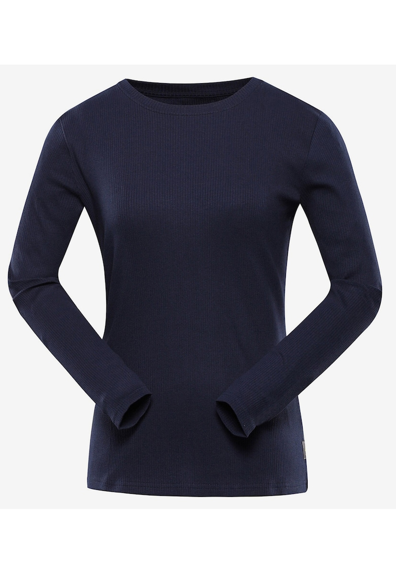 Bluza cu aspect striat si maneci lungi