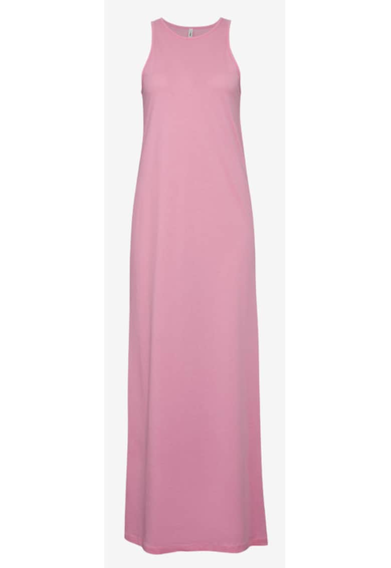 Rochie maxi evazata din bumbac organic