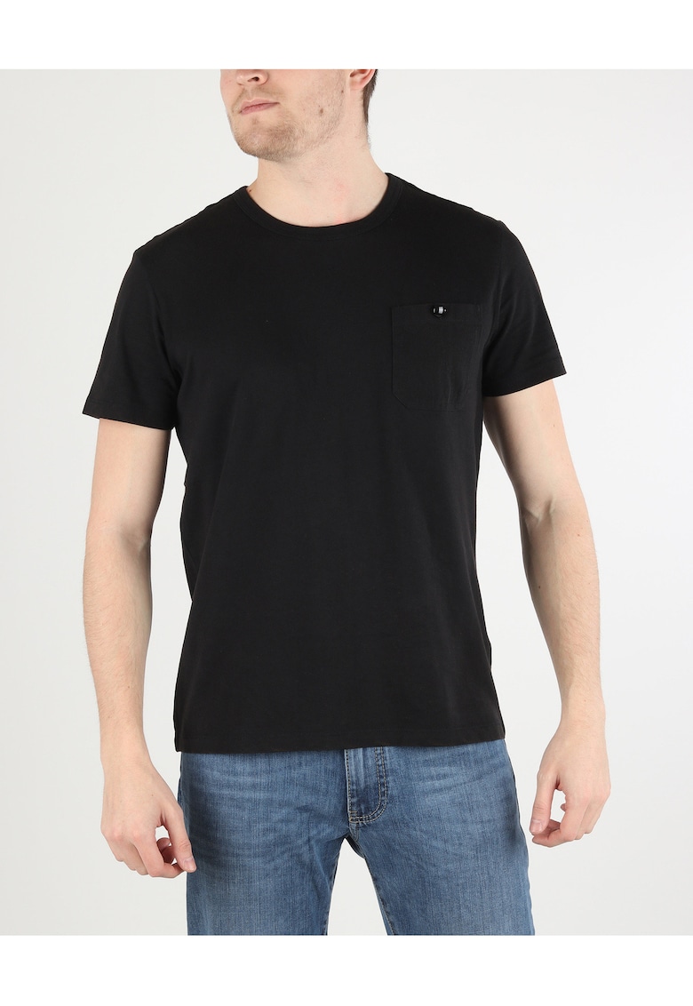 Tricou din bumbac cu imprimeu grafic pe spate -