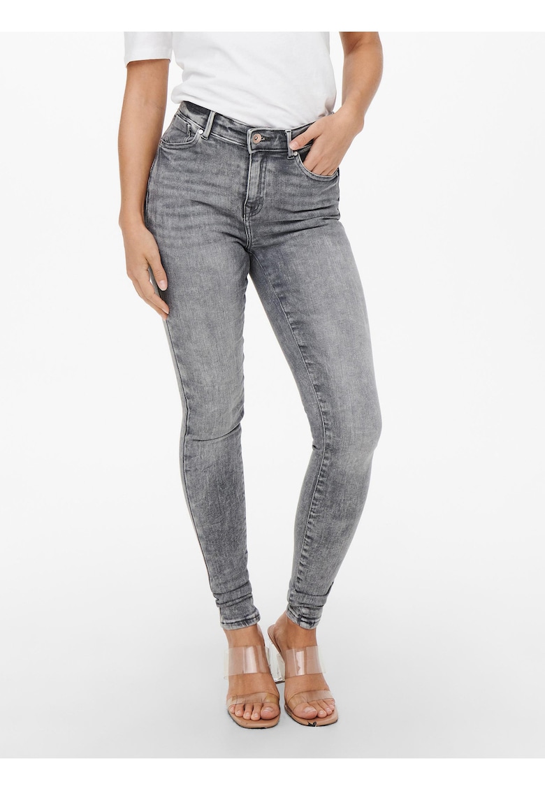 Blugi skinny cu talie inalta Power -