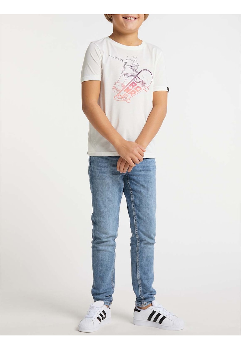 Tricou din amestec de bumbac cu imprimeu grafic