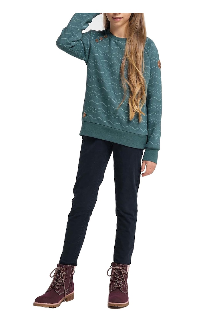 Bluza de trening cu model herringbone -