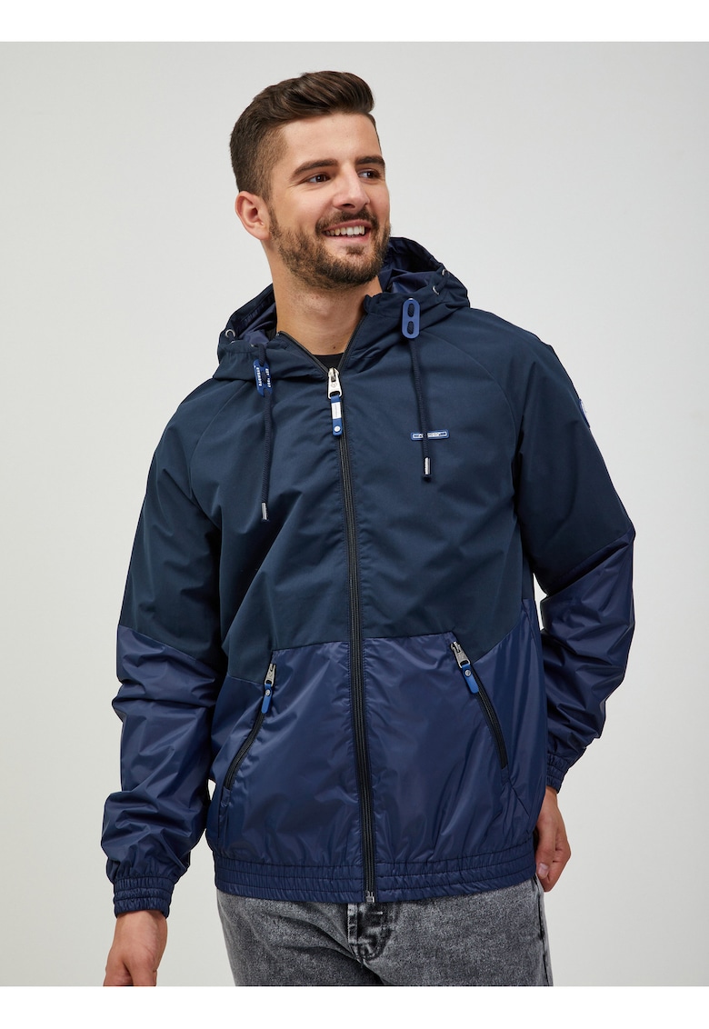 Geaca regular fit cu fermoar Kanzy