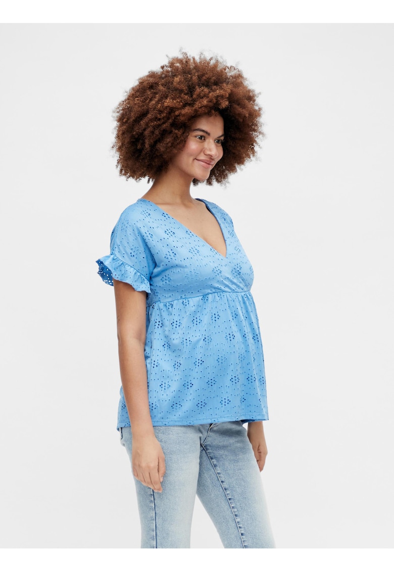 Bluza de maternitate perforata -