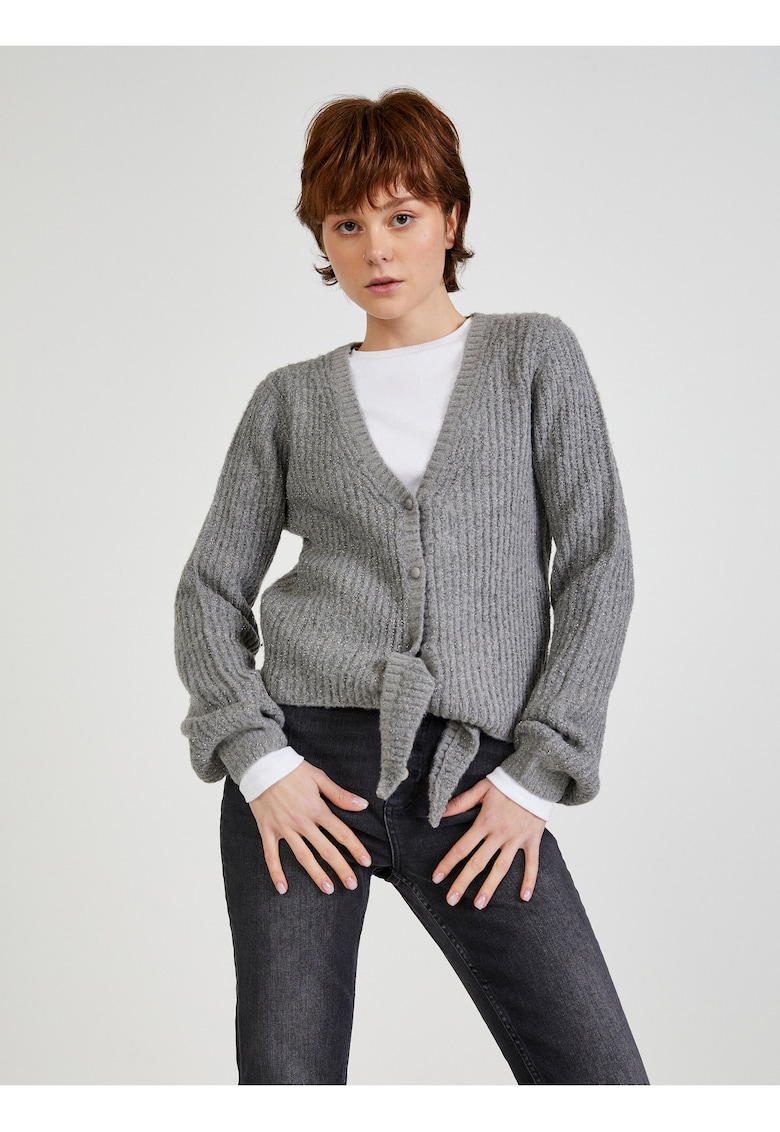Cardigan tricotat cu nasturi