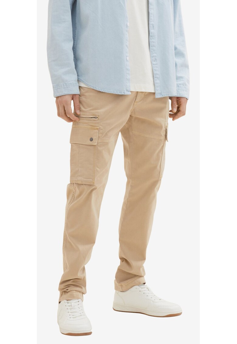 Pantaloni din bumbac cu buzunare laterale