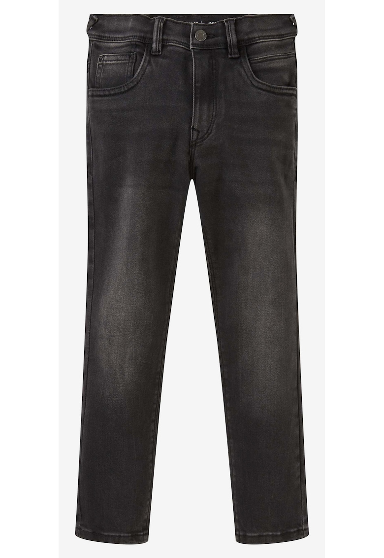 Blugi slim fit cu talie medie