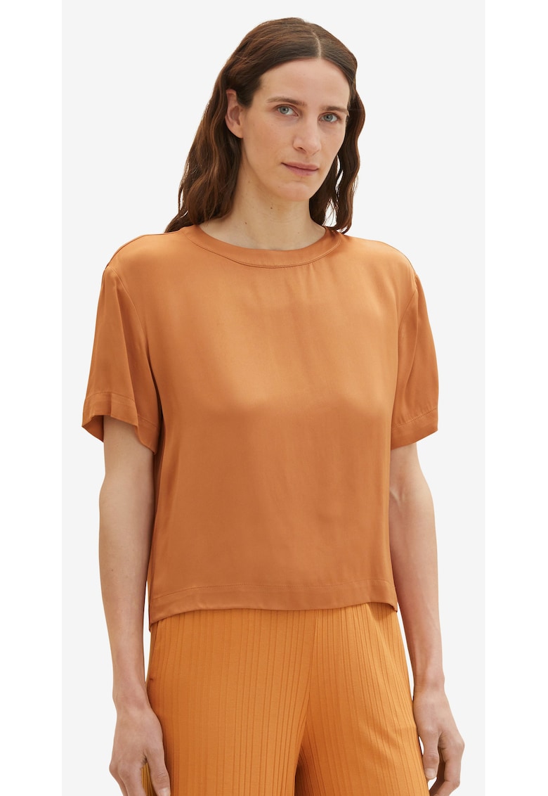 Bluza uni cu maneca scurta