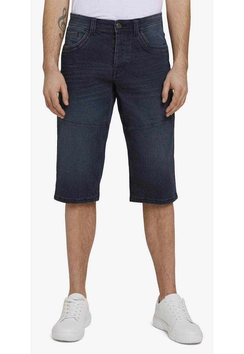 Bermude din denim cu croiala dreapta -