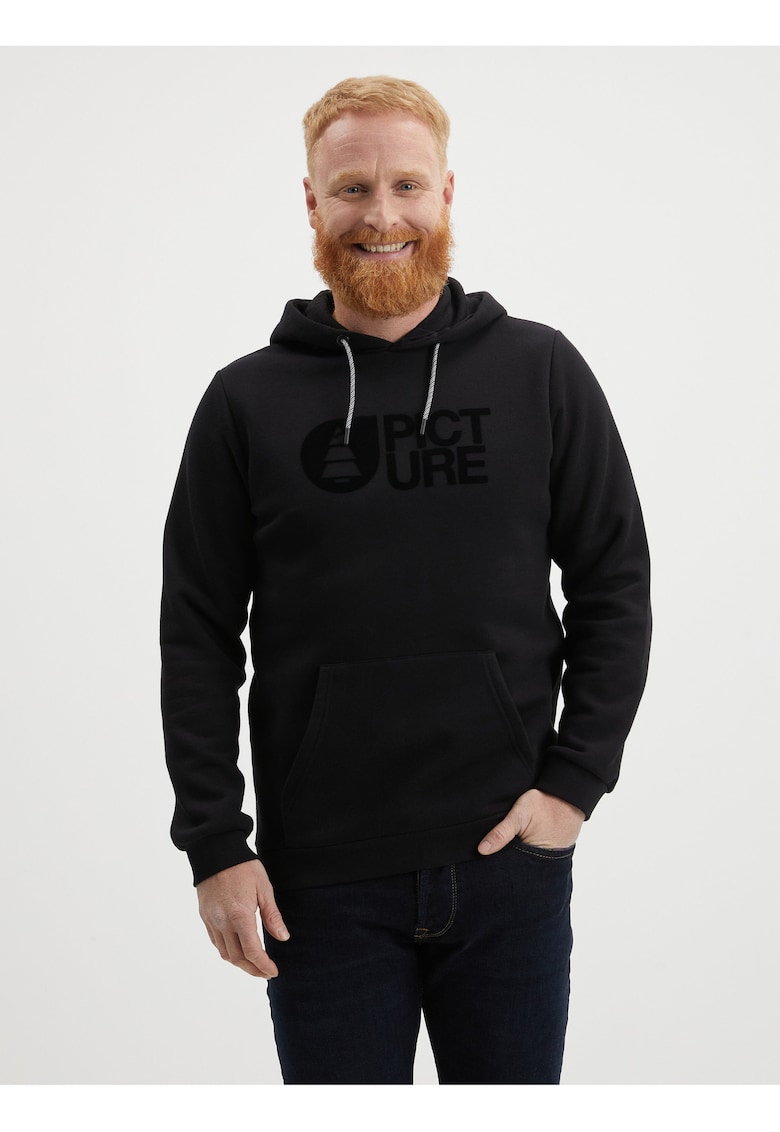 Hanorac din amestec de bumbac organic cu logo
