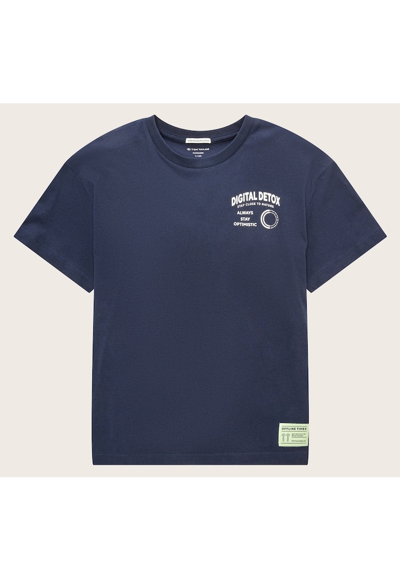 Tricou cu imprimeu text -