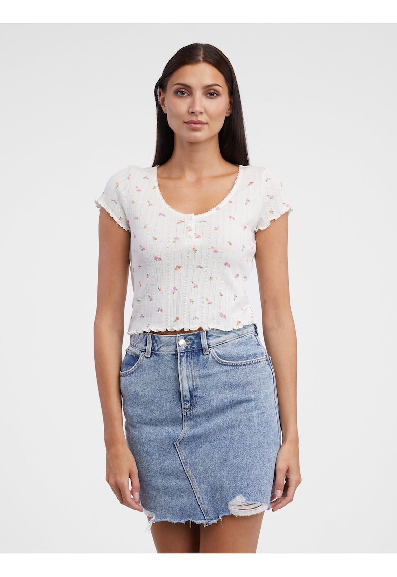 Tricou cu imprimeu floral