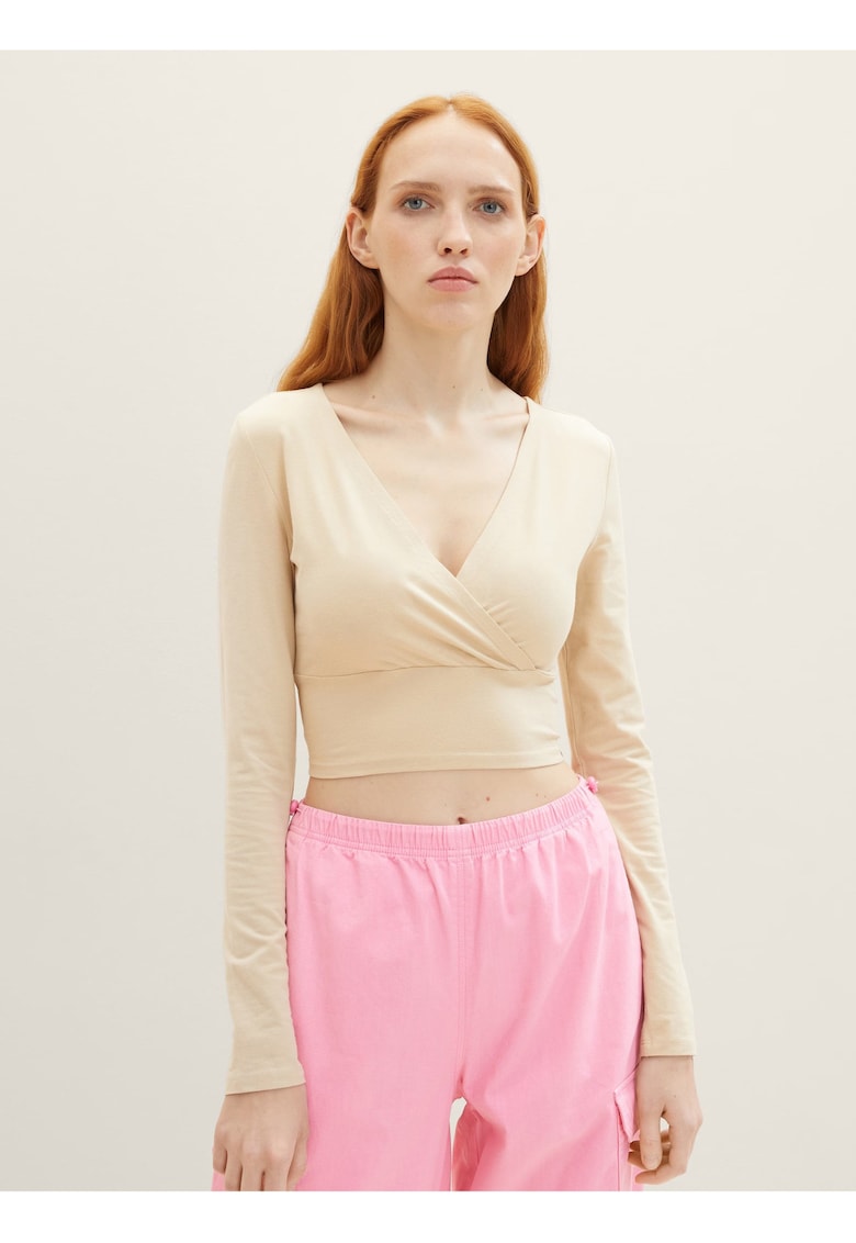 Bluza scurta cu maneca lunga