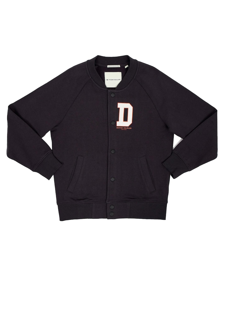 Jacheta baseball cu inchidere cu capse -