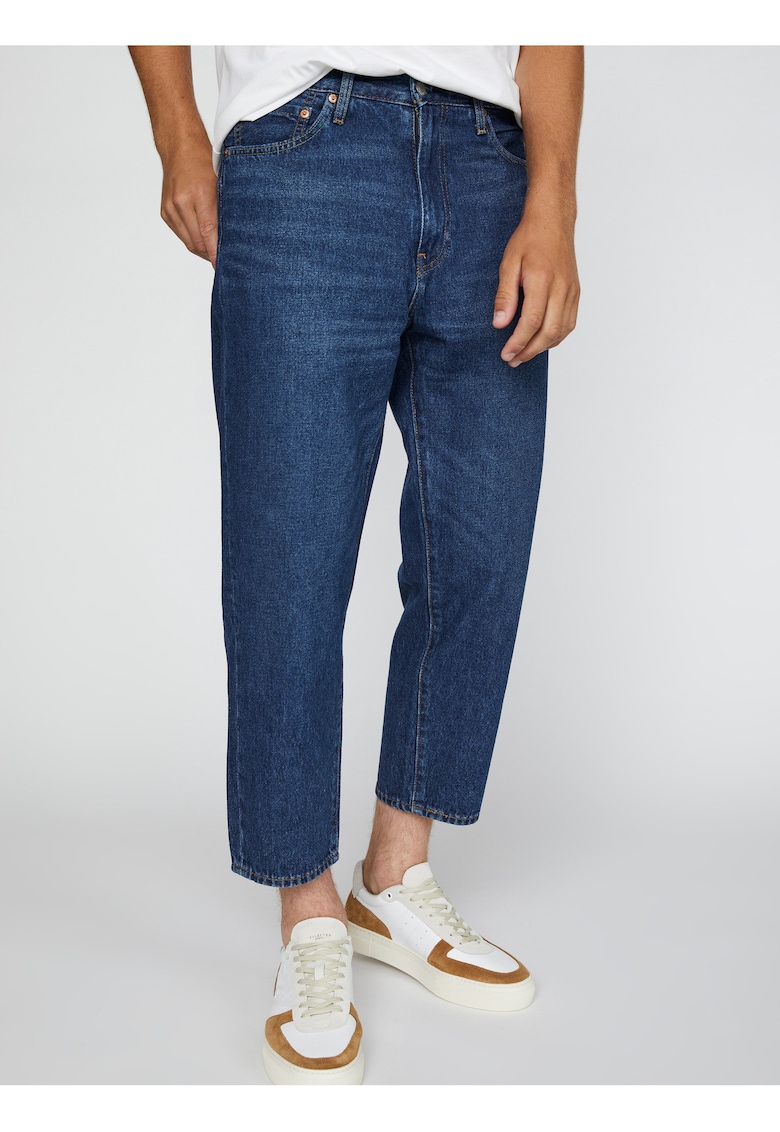 Blugi conici crop Stay Loose -