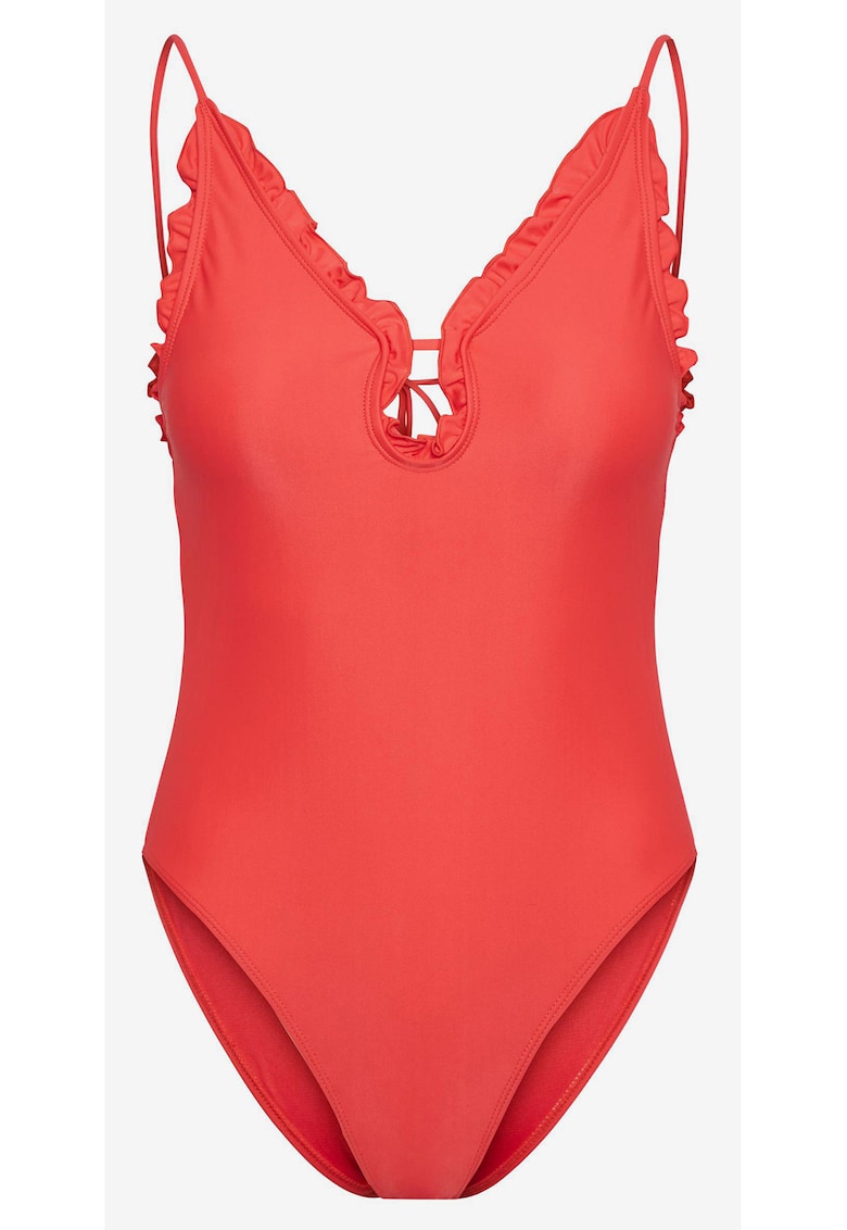 Costum de baie intreg cu decolteu in V -