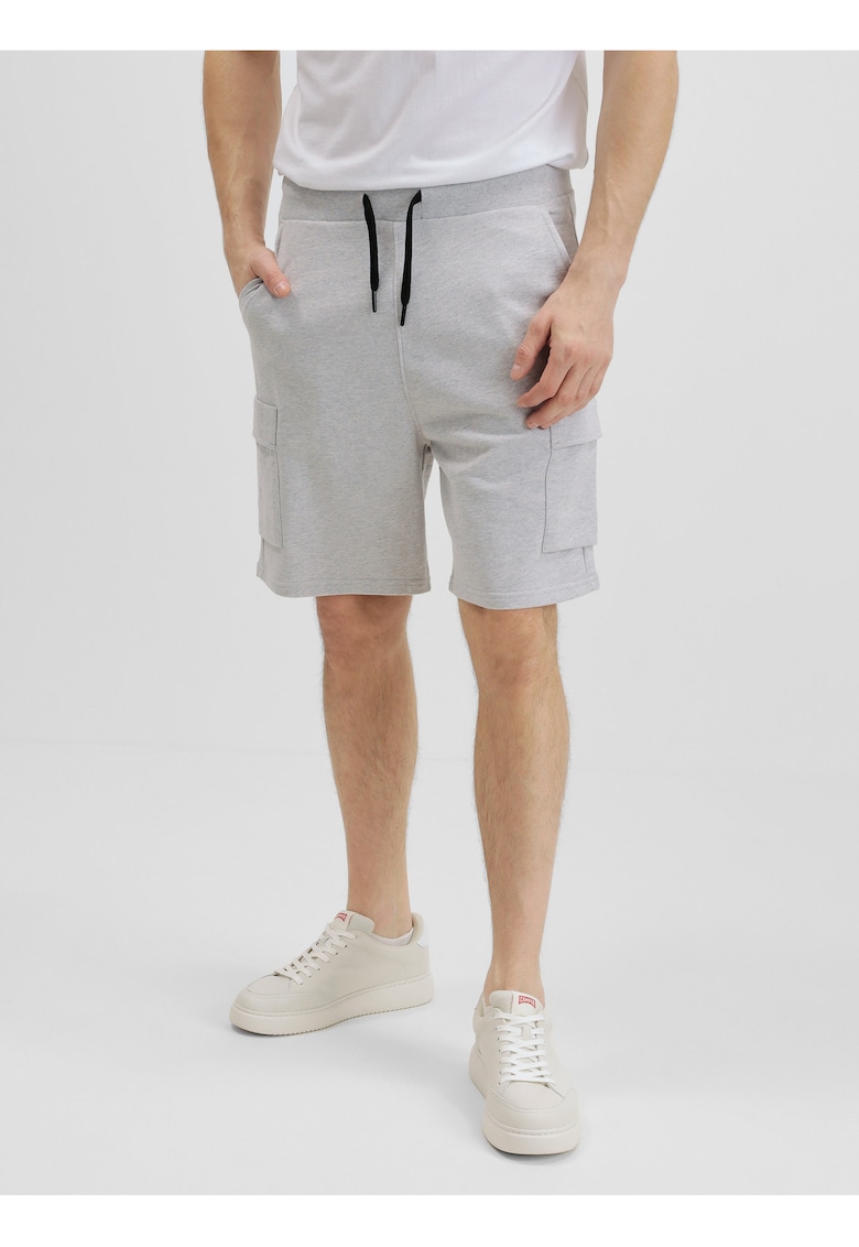 Pantaloni scurti de trening cu snur de ajustare