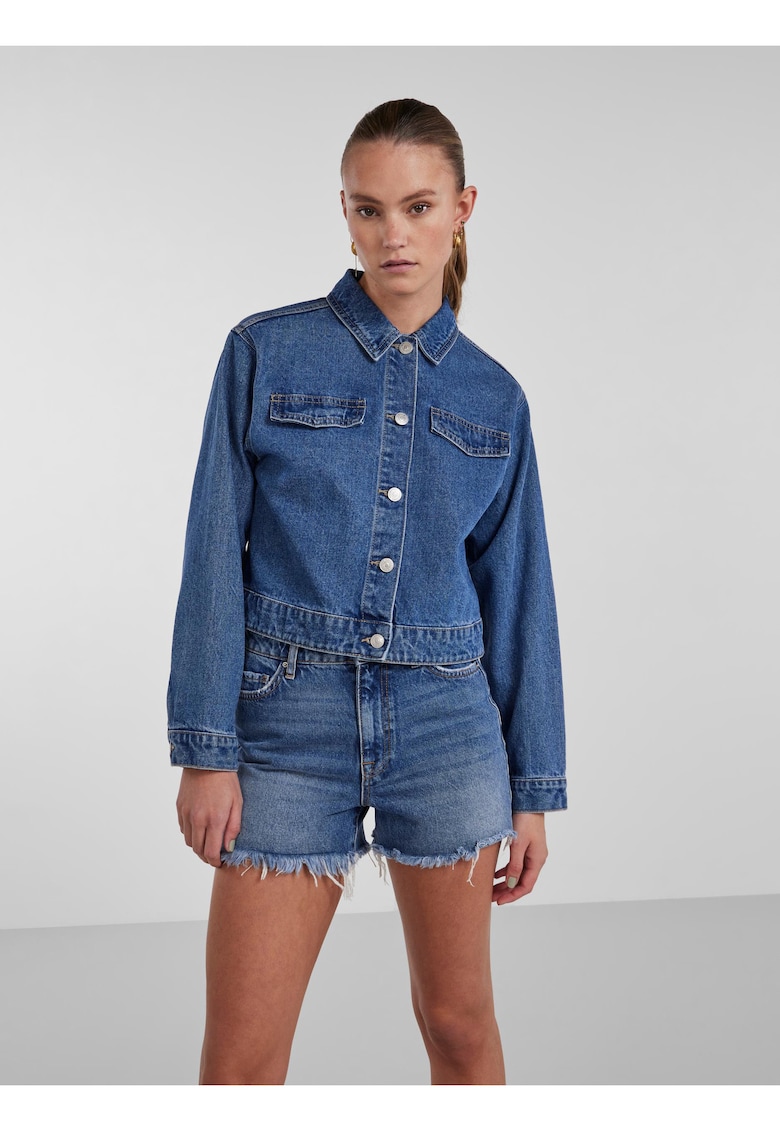 Jacheta regular fit din denim