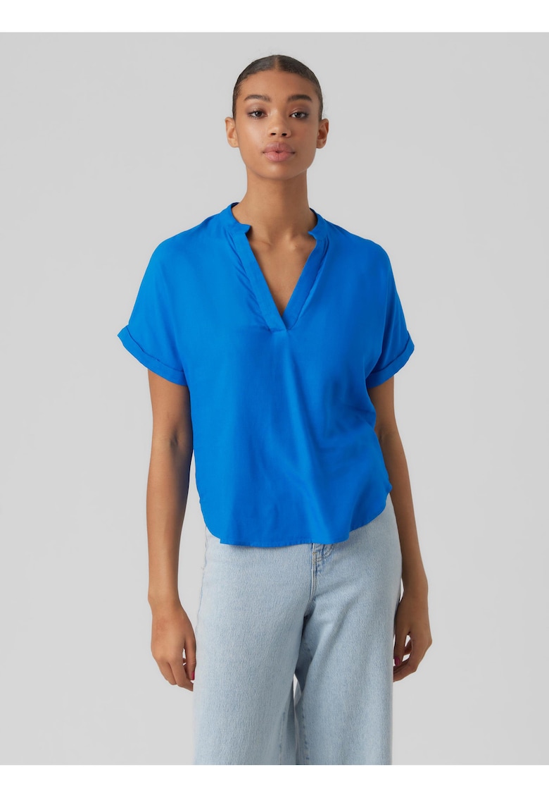 Bluza tunica cu maneca scurta Beauty -