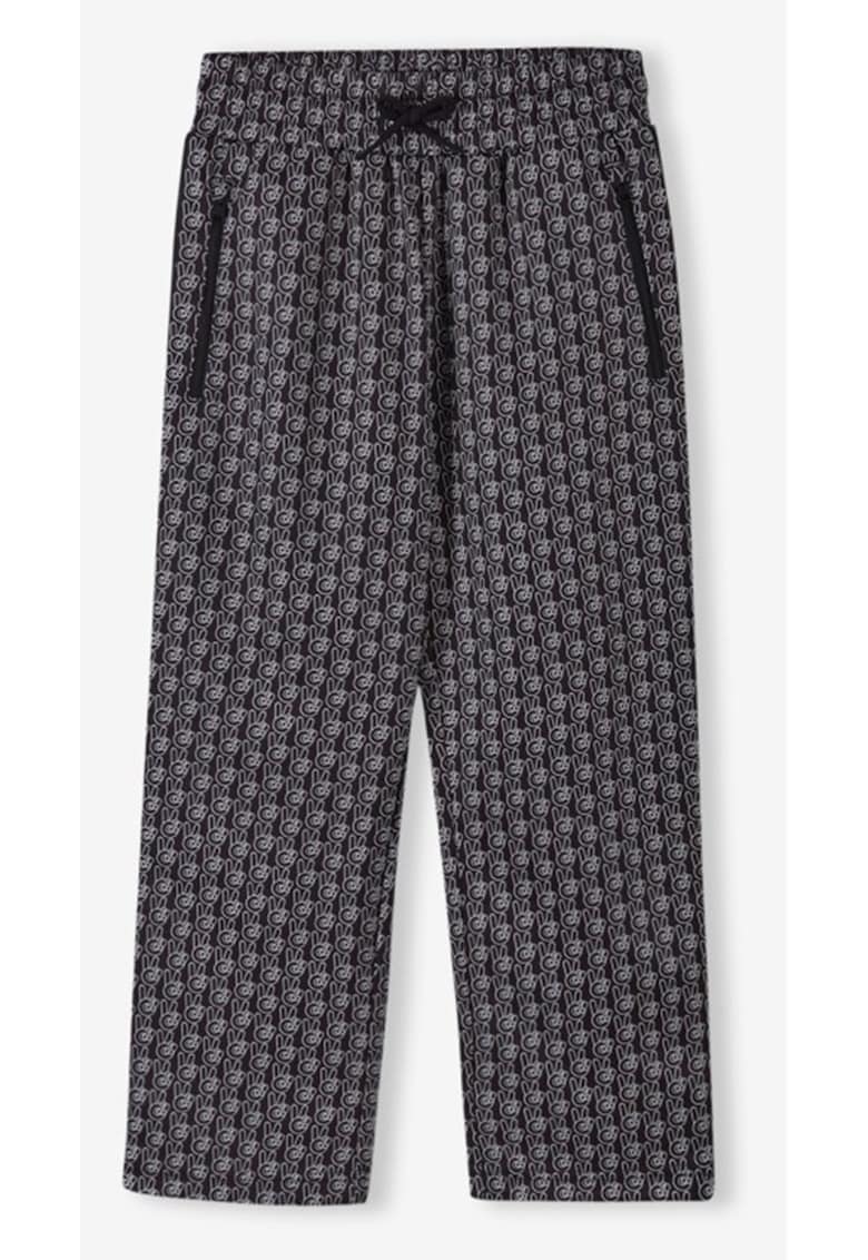 Pantaloni de trening cu model -