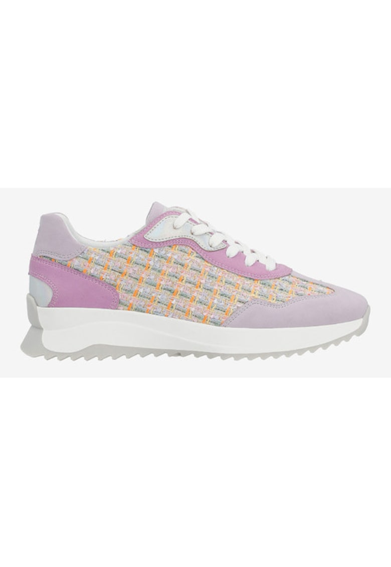 Pantofi sport cu detalii din piele intoarsa