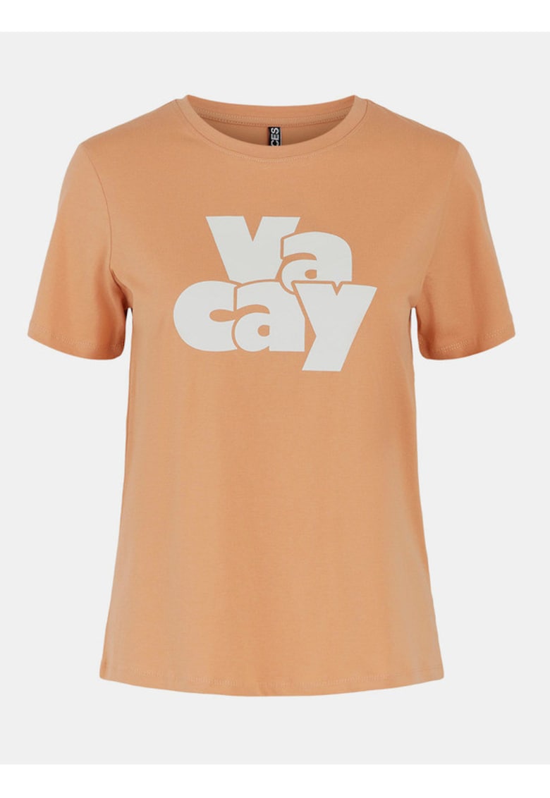 Tricou cu imprimeu text Tamaris