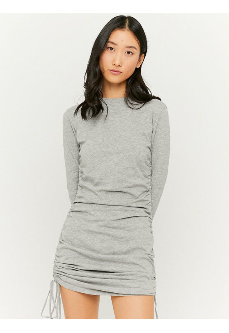Rochie mini cu snururi laterale -