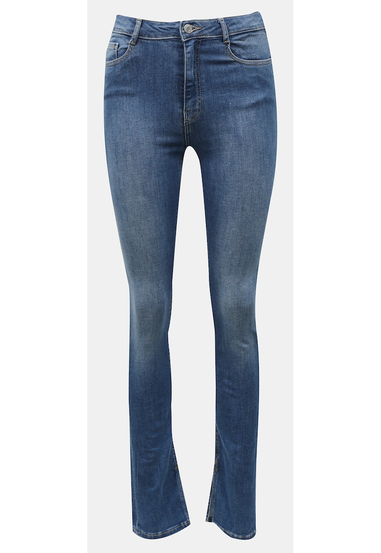 Blugi bootcut cu talie medie -
