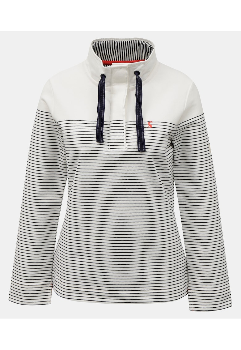 Bluza de trening cu guler ridicat si dungi - 34