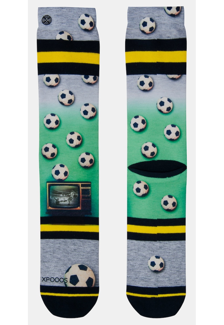 Sosete lungi cu imprimeu fotbal