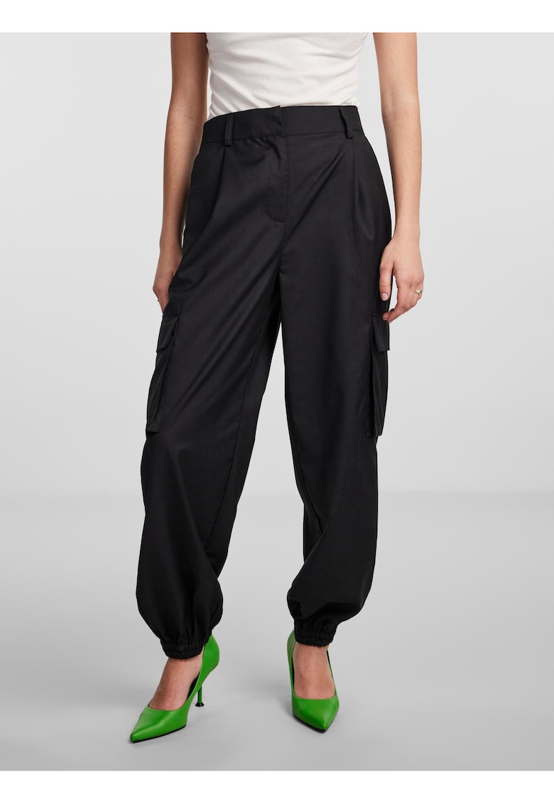 Pantaloni cargo cu talie medie Penni