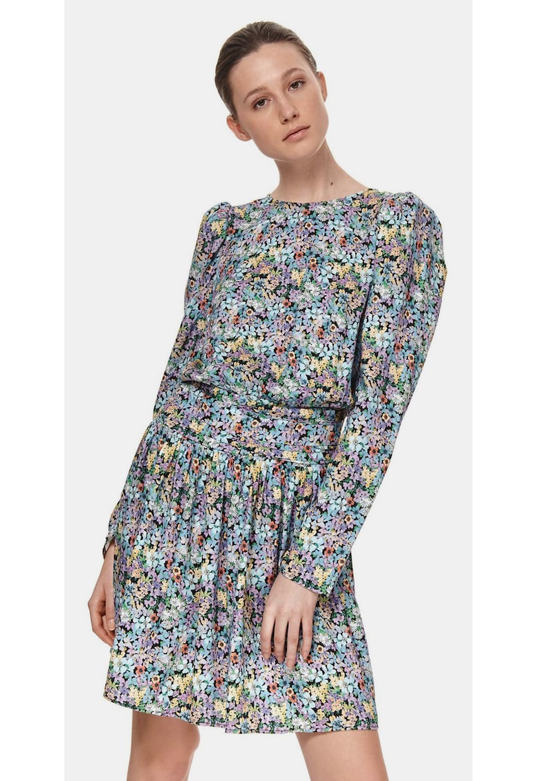 Rochie din viscoza cu model floral