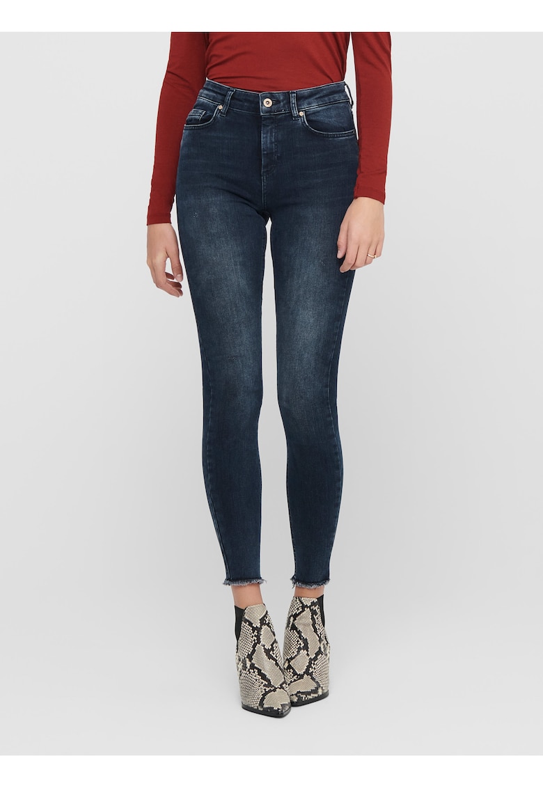 Blugi Skinny cu aspect decolorat Blush