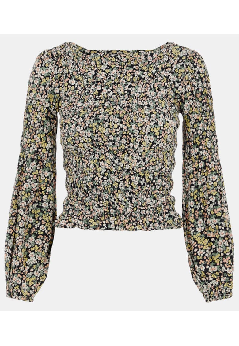 Bluza slim fit cu imprimeu floral
