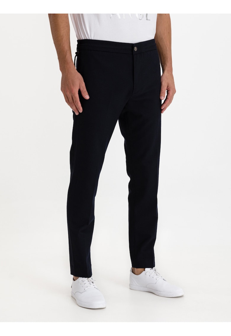 Pantaloni din amestec de lana