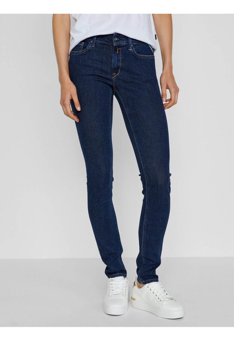 Blugi skinny cu talie medie -