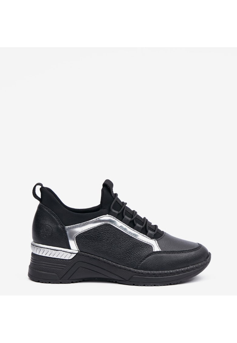Pantofi sport din piele cu talpa wedge