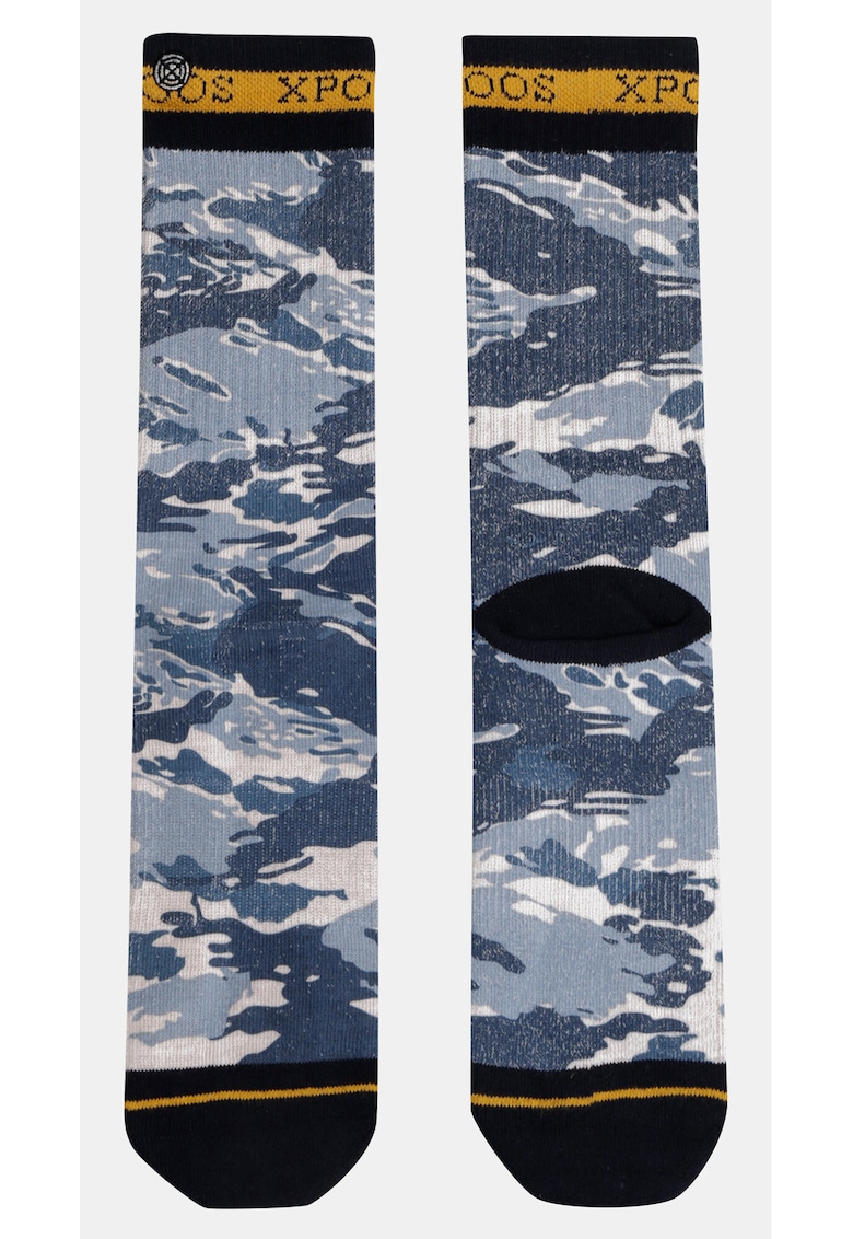 Sosete cu imprimeu camuflaj -