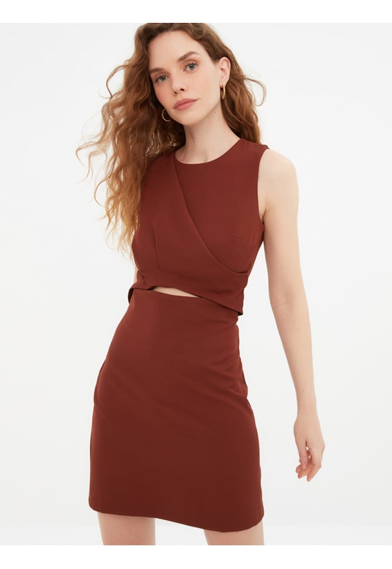 Rochie scurta cu model 2in1 -